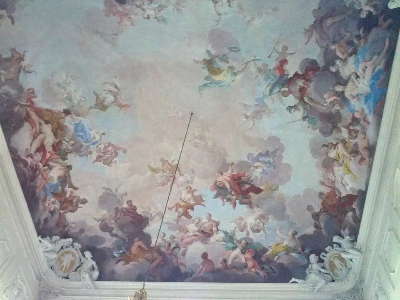 Palazzo Capponi, soffitto dello scalone